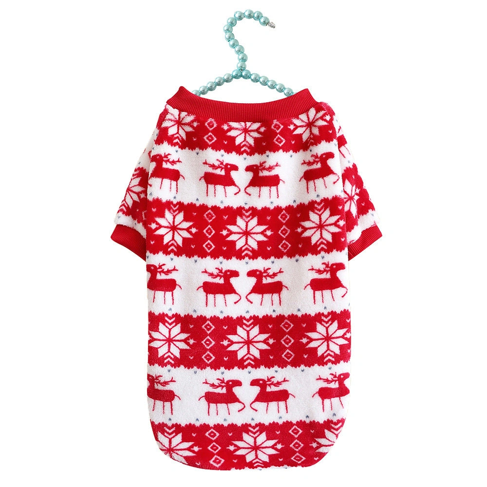 Cozy Christmas Dog Sweater Festive Pet Winter Warmth